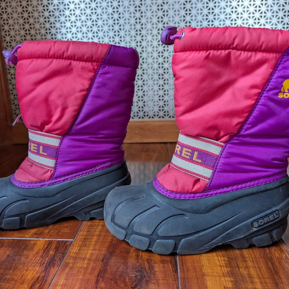 Sorel Pink and Purple Winter Boots - Picture 3 of 6